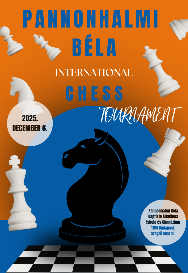 I. Nemzetközi Pannonhalmi Béla Baptista Sakk Kupa - 2025. december 6.